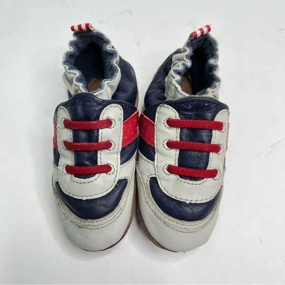 Robeez Brown Football Baseball Sporty Leather Soft Soles Baby Shoes BUNDLE OF 3 - Picture 2 of 13